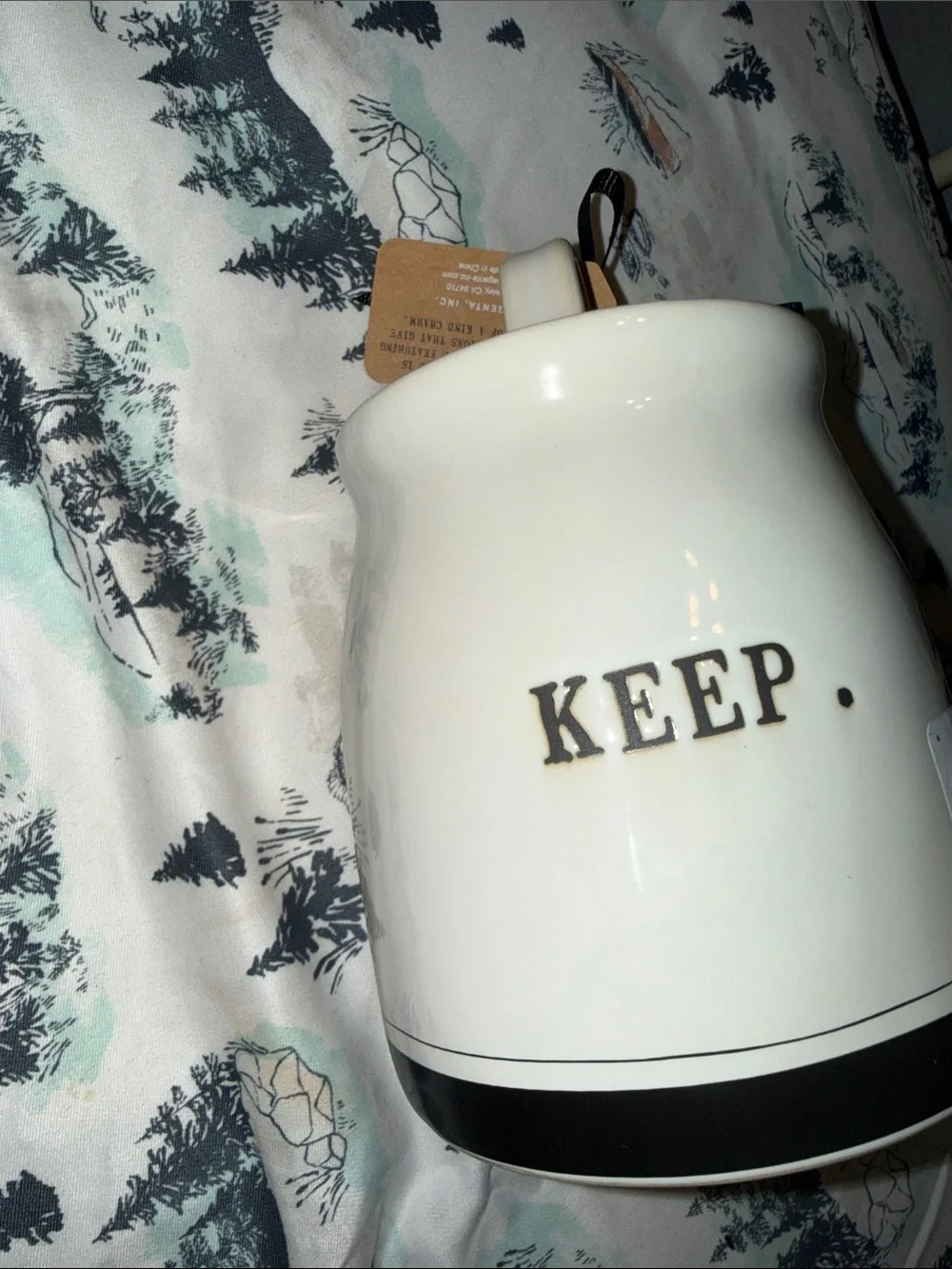 RAE DUNN New 'KEEP’ Storage Jar NEW Canister